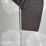 Dickies Checked Chino Shorts - 36W 12L Gray Cotton Blend