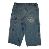 Dognose Double Knee Carpenter Shorts - X-Largew 15L Light Wash Denim
