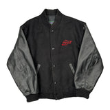 Enjoy Coca-Cola Graphic Varsity Jacket - XL Black Wool Blend