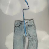 501 Levis Jeans - 28W UK 8 Light Wash Denim