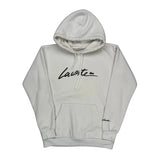 Lacoste Hoodie - Medium White Cotton