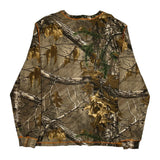 Realtree Camo Henley Long Sleeve T-Shirt - 2XL Camo Cotton Blend