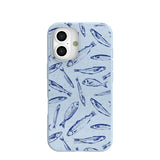 Powder Blue Fishery iPhone 16 Case