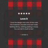 Black Flannel iPhone 12 Pro Max Case