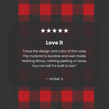 Black Flannel iPhone 11 Case