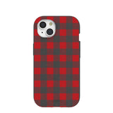 Black Flannel iPhone 15 Case