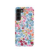 Powder Blue Fleurs Samsung Galaxy S22 Case