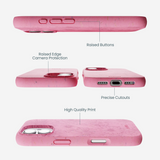 Bubblegum Pink Flora iPhone 17 Case
