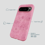 Bubblegum Pink Flora Google Pixel 10 Pro XL Case