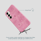 Bubblegum Pink Flora Samsung Galaxy S24 Case