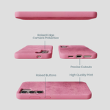 Bubblegum Pink Flora Samsung Galaxy S25 Case