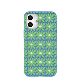 Electric Blue Flower Child iPhone 16 Plus Case
