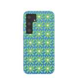 Electric Blue Flower Child Samsung Galaxy S24 Case
