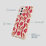 Seashell Flower Stack Samsung Galaxy S22 Case