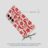 Seashell Flower Stack Samsung Galaxy S24 Case