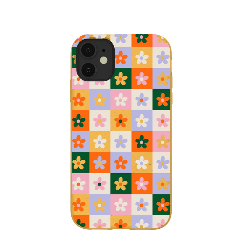 Honey Flower Tiles iPhone 11 Case