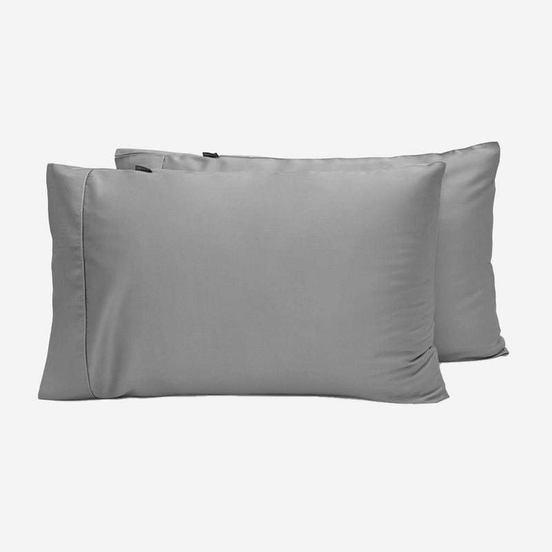 Fog - Bundle | Sateen+ Pillowcase Set Made with 100% Organic Bamboo #Color_fog