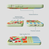 Sage Green Fresh Picnic iPhone 13 Case