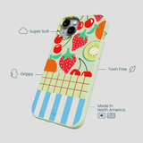 Sage Green Fresh Picnic iPhone 14 Plus Case