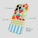 Sage Green Fresh Picnic iPhone 14 Pro Max Case
