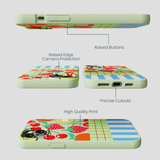 Sage Green Fresh Picnic iPhone 15 Plus Case