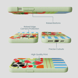 Sage Green Fresh Picnic iPhone 15 Pro Max Case