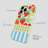 Sage Green Fresh Picnic iPhone 15 Pro Max Case