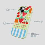 Sage Green Fresh Picnic iPhone 15 Case