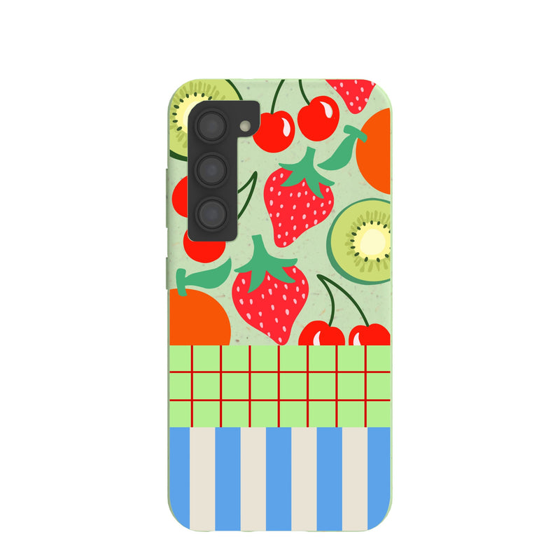 Sage Green Fresh Picnic Samsung Galaxy S23 Case