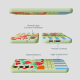Sage Green Fresh Picnic Samsung Galaxy S24+(Plus) Case