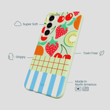 Sage Green Fresh Picnic Samsung Galaxy S24+(Plus) Case