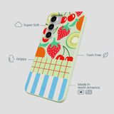 Sage Green Fresh Picnic Samsung Galaxy S25+(Plus) Case