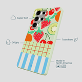Sage Green Fresh Picnic Samsung Galaxy S25 Ultra Case