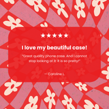 Bubblegum Pink Funky Fleurs iPhone 15 Pro Case