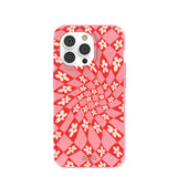 Bubblegum Pink Funky Fleurs iPhone 14 Pro Case