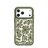 Clear Funky Flora iPhone 17 Pro Max Case With Forest Floor Ridge (MagSafe included)