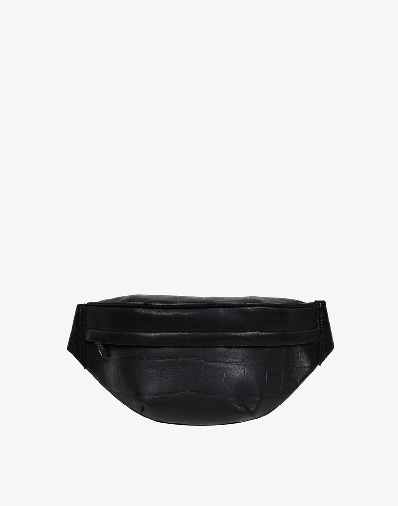 Hyer Goods_Fanny pack_Black Croc_#color_black-croc