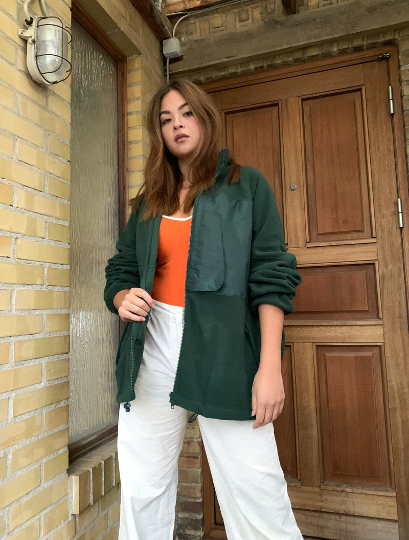 Upcycled Green Fleece