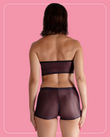 Lustrous Sheer Boyshort Tights