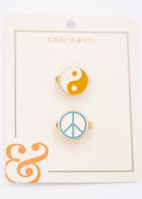 Friendship rings - Peace/Ying Yang