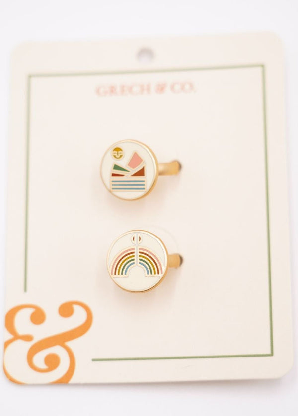 Friendship rings - Rainbow/Land