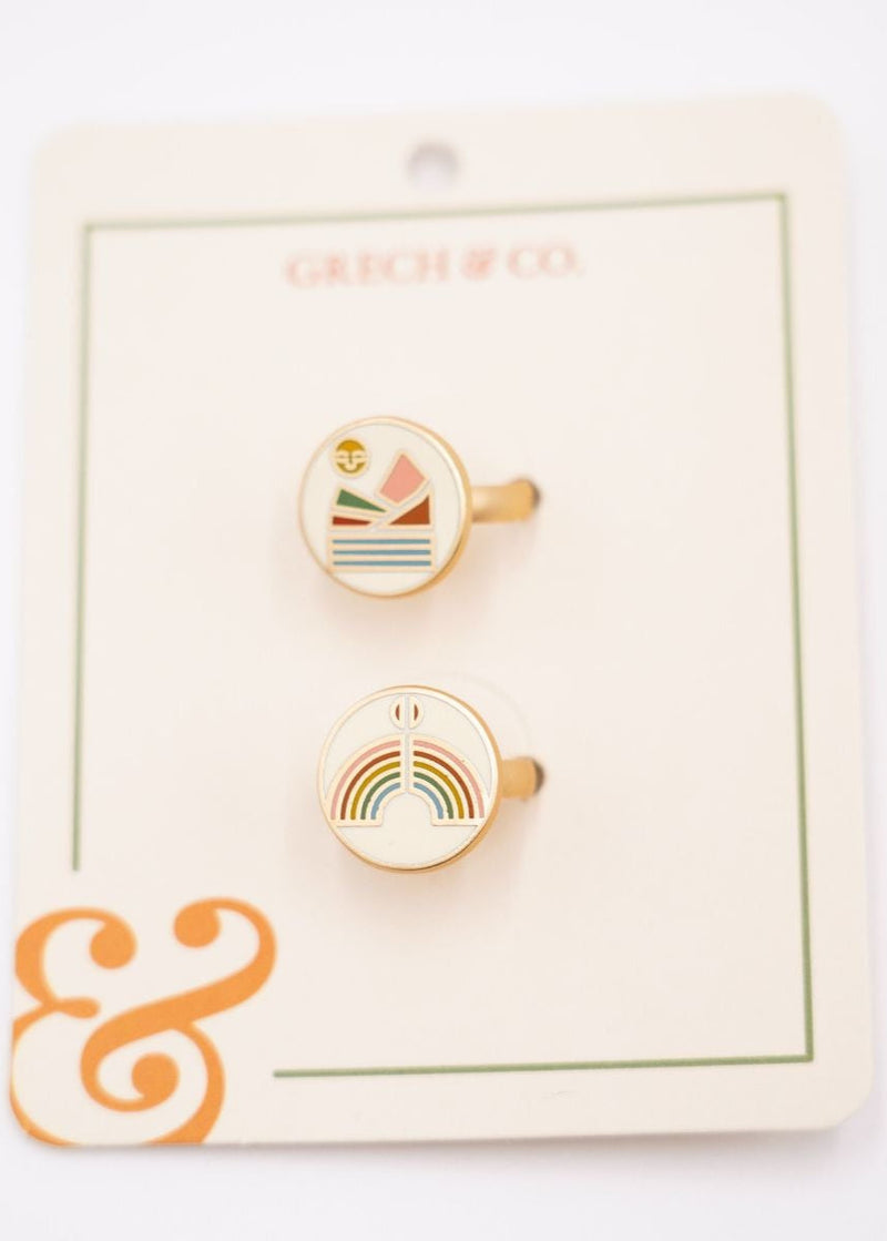 Friendship rings - Rainbow/Land