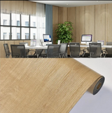 ANYHOUZ Vinyl Floor Tile 40×300cm – Warm Blonde Wood Grain Waterproof Self‑Adhesive Flooring