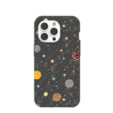 Black Galactic Glow iPhone 14 Pro Case