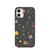 Black Galactic Glow iPhone 16 Plus Case
