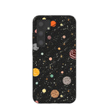 Black Galactic Glow Samsung Galaxy S24 Case
