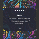 Black Galaxy Swirls iPhone XR Case