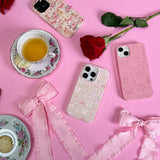 Bubblegum Pink Rosettes iPhone 14 Case