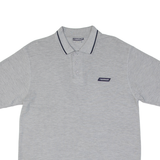 REEBOK Mens Polo Shirt Grey M