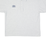 UMBRO Mens Polo Shirt Grey L